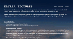 Desktop Screenshot of elyriapictures.com