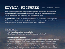 Tablet Screenshot of elyriapictures.com
